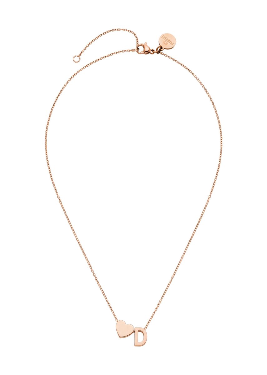PURELEI Ketting Letter Heart D
