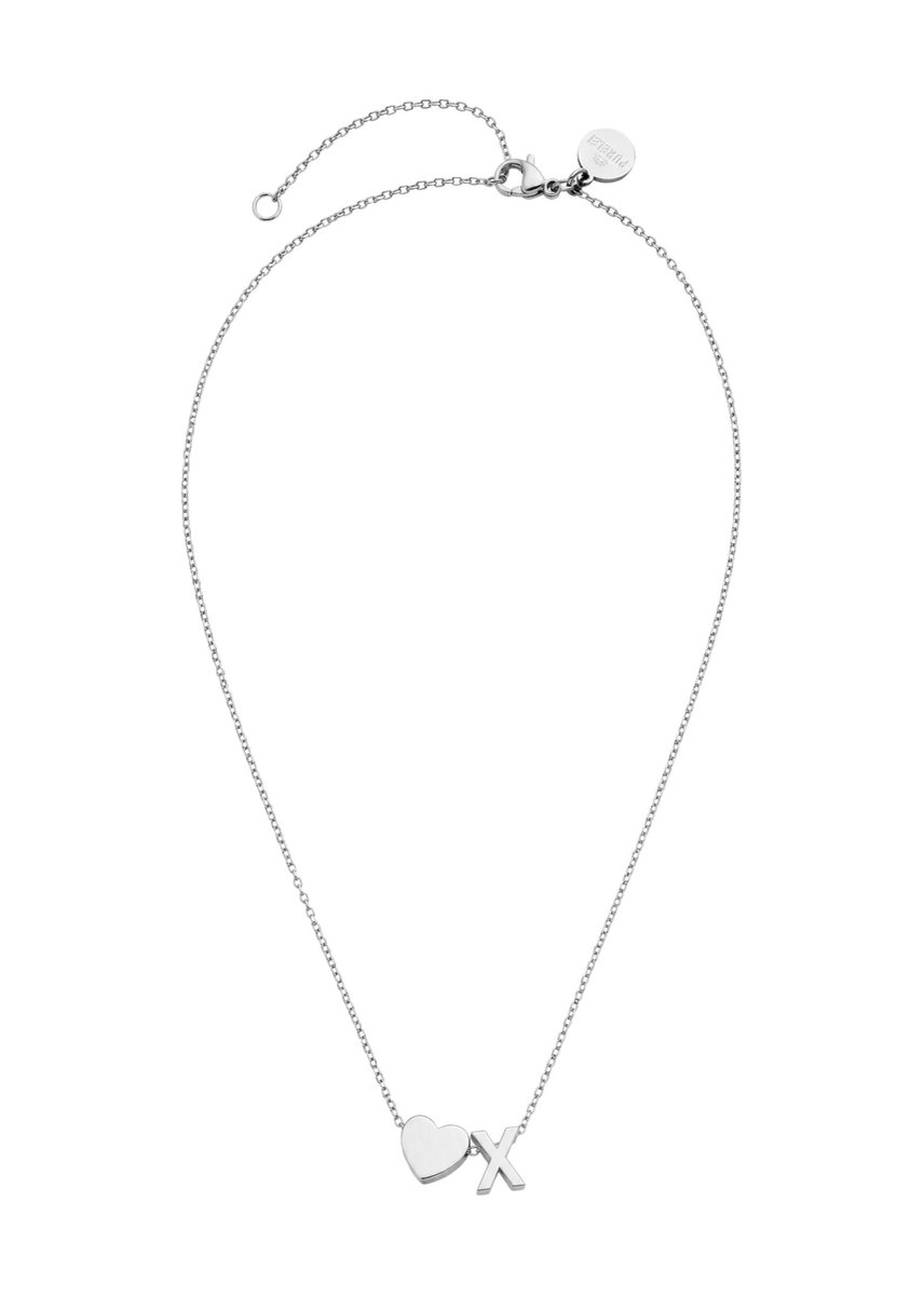PURELEI Ketting Letter Heart X