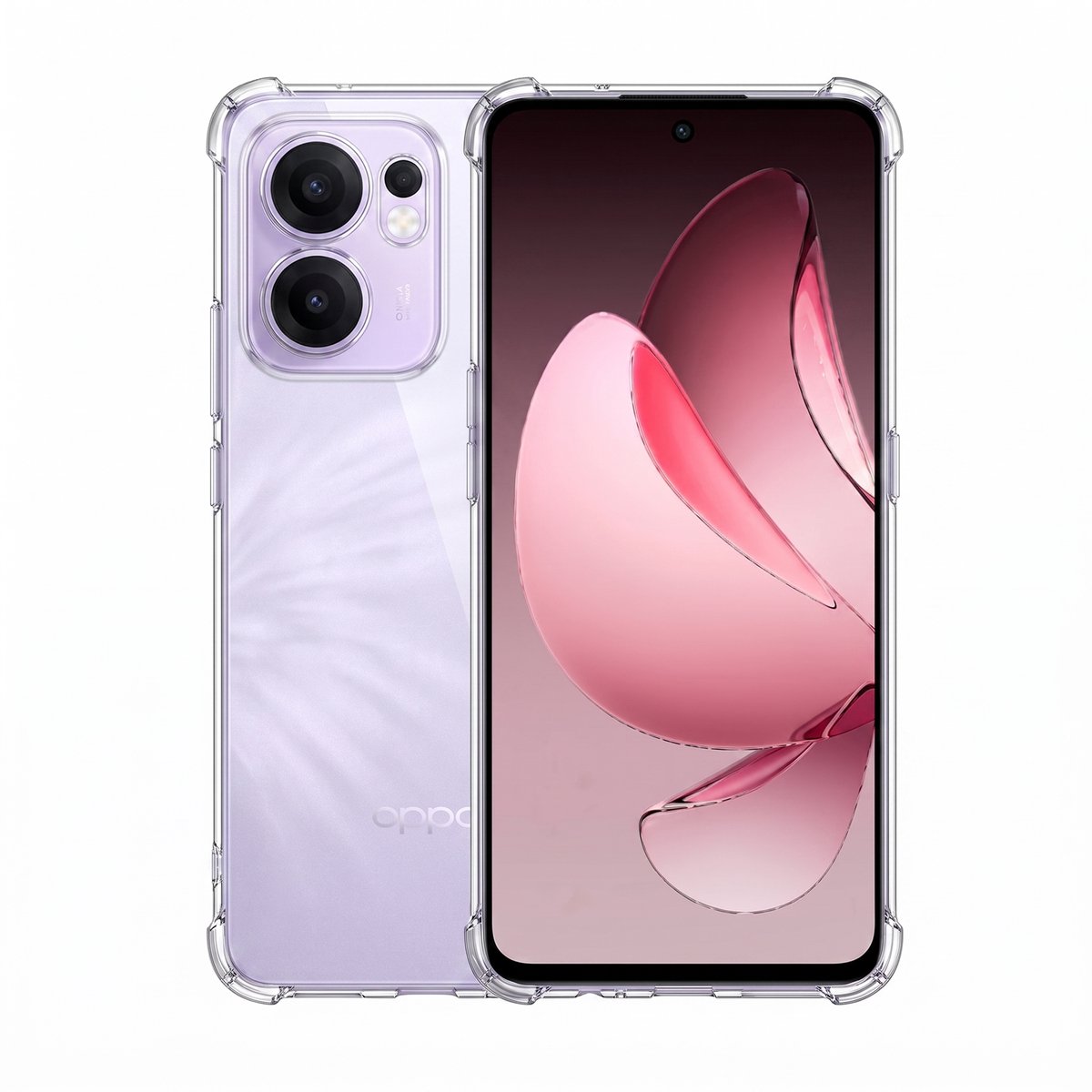 Hoesje geschikt voor Oppo Reno 13F / 13 FS – CrystalClear Back Cover – Schokbestendig – Transparant