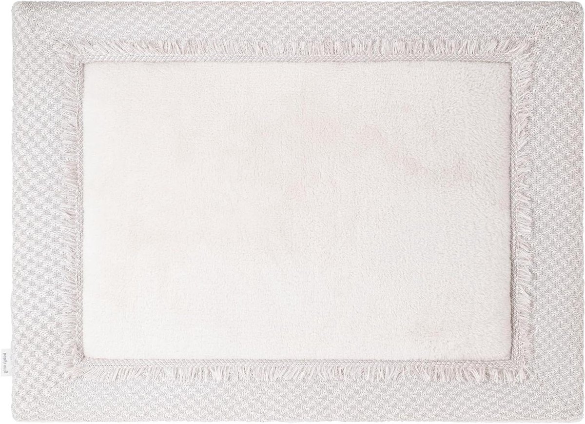 Boxkleed - Speelkleed Baby - Baby Spelen - Extra Dik Ontwerp - 75x95 cm - Taupe Ecru