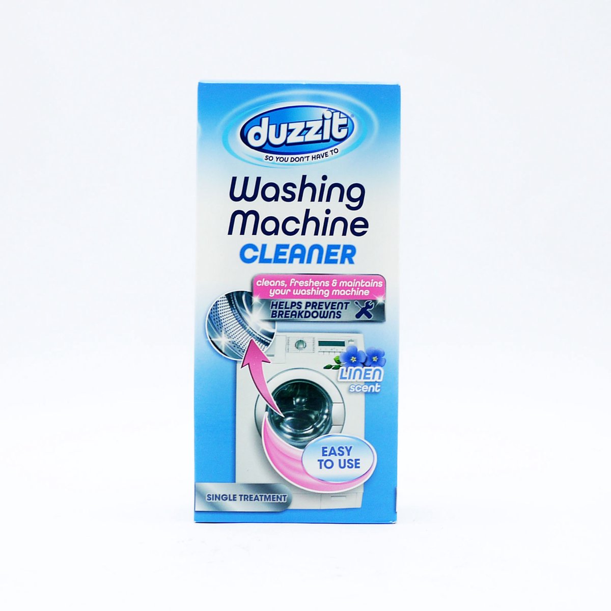 Duzzit professionele wasmachine reiniger - 250 ml, luchtverfrisser, linnen geur