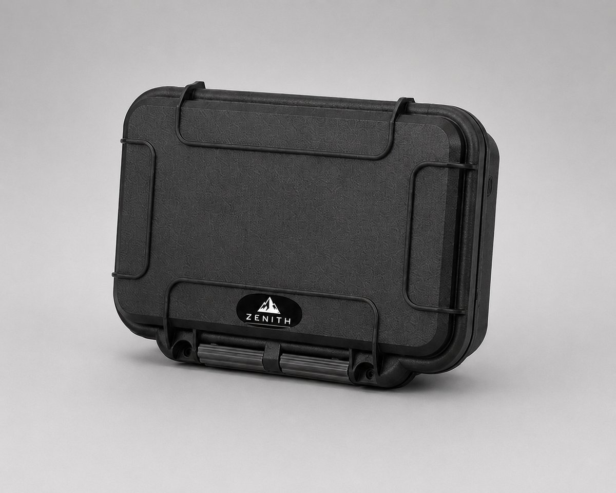 ZENITH Cases ZC1020E – Lege hardcase – 230 × 175 × 53 mm – Zwart
