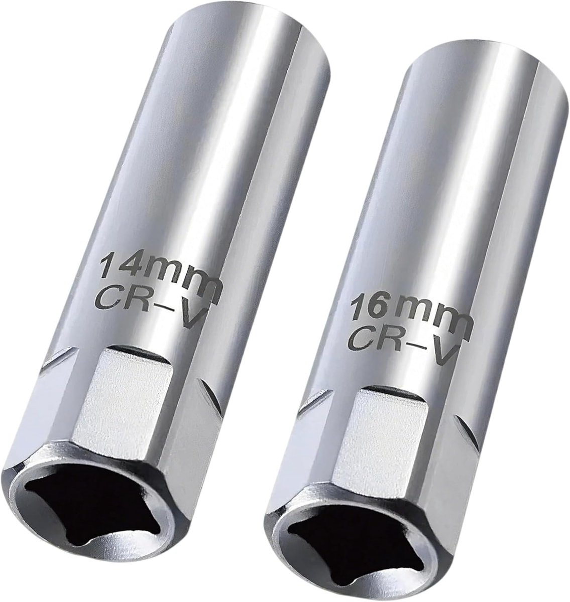 Steeksleutel voor bougies 14mm en 16mm - magnetisch - ultra dun ontwerp voor krappe ruimtes - ShopVlot