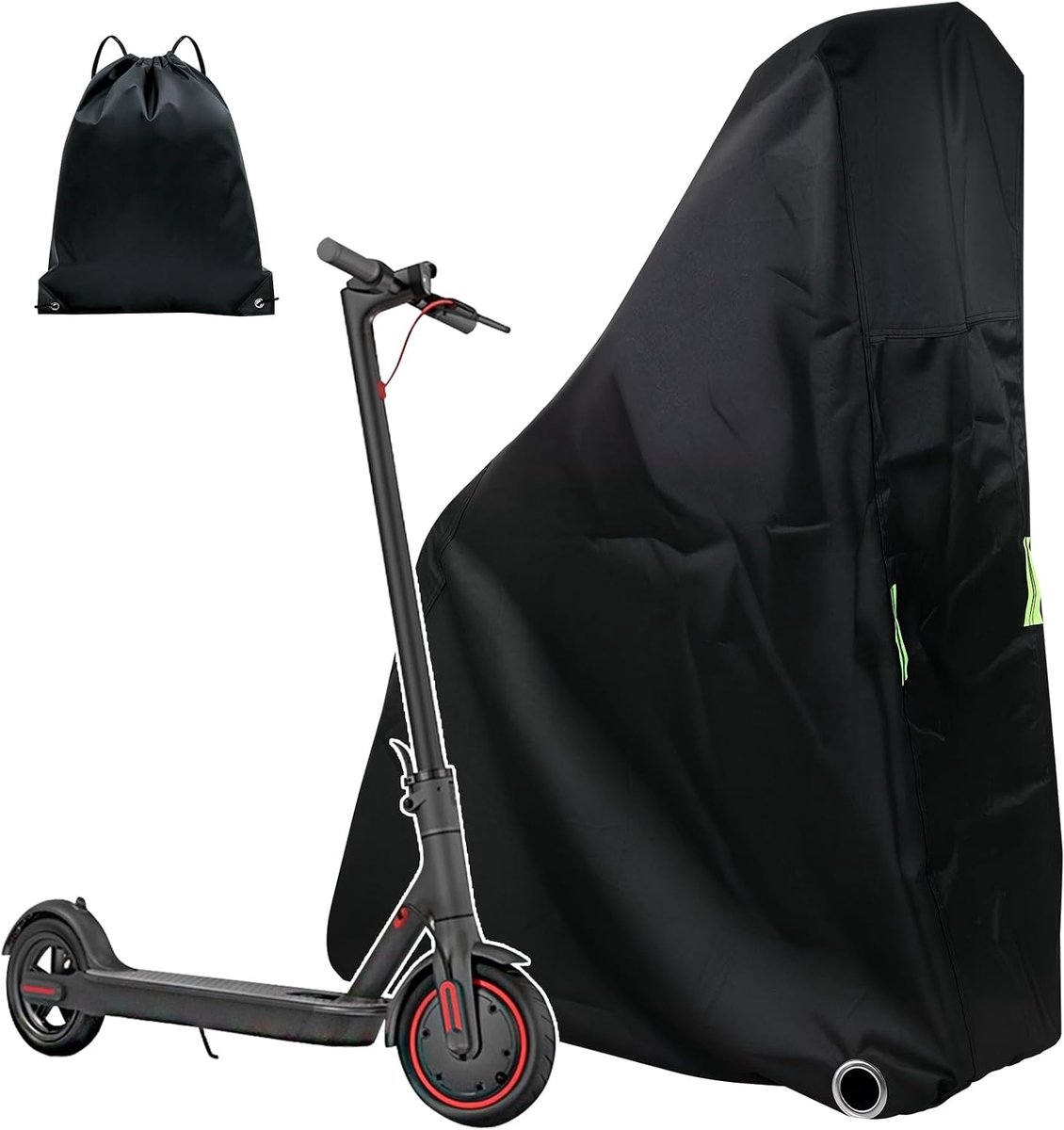 SnelShoppen - Scooter Tarpaulin 420D Oxford Waterdicht en Winterbestendig, 140 x 130 cm, Universeel Geschikt voor de Meeste Elektrische Scooters