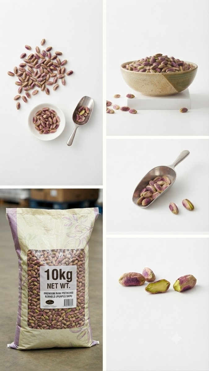 Gepelde Rauwe Pistachenoten 10 kg – Luxe Kwaliteit voor Bakken, Patisserie, Desserts & Pesto – Ongebrand & Ongezouten 100% Natuurlijk – Bulkverpakking 10 kg Pistachenoten voor Horeca, Bakkerij & Grootverbruik