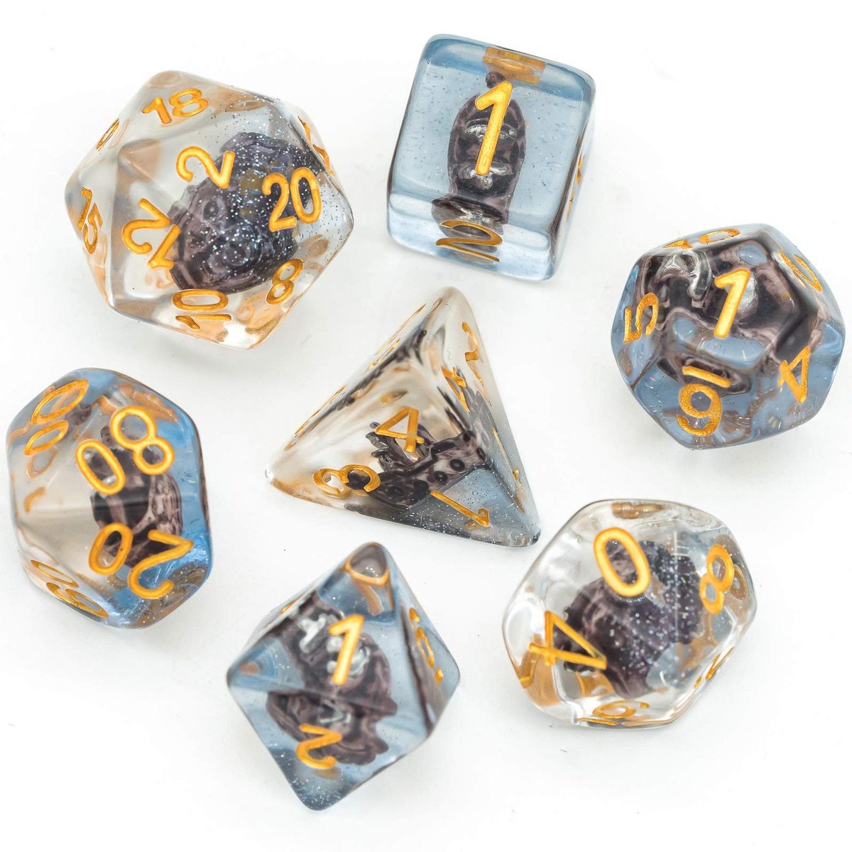 Omgoods - Polyhedrale DND Dobbelstenen Set voor Rollenspellen