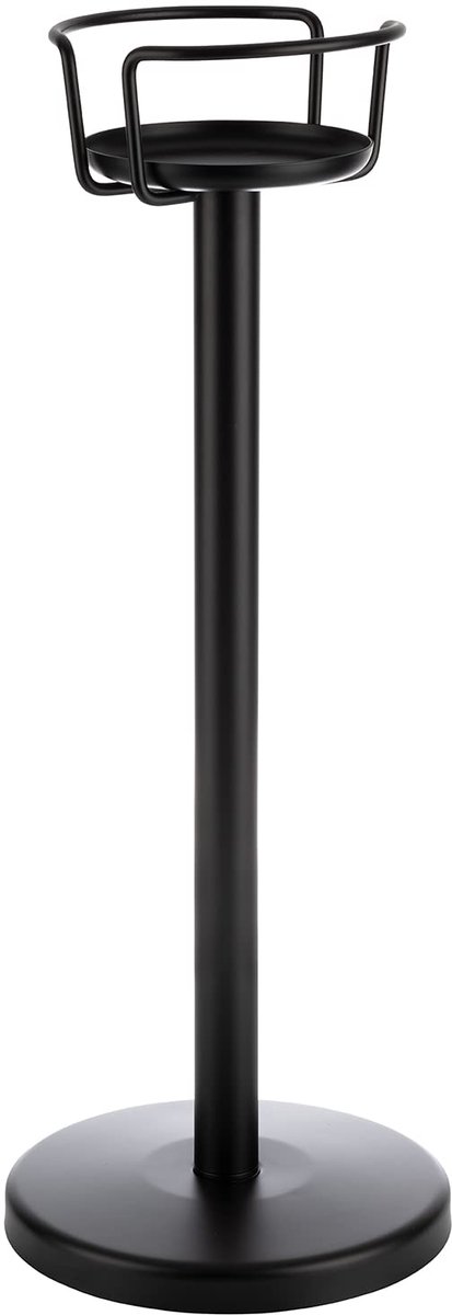 Buddy's Bar 66188 - Stand voor wijnkoeler en champagnekoeler - metaal en zink gietwerk - zilver - 71,5 cm