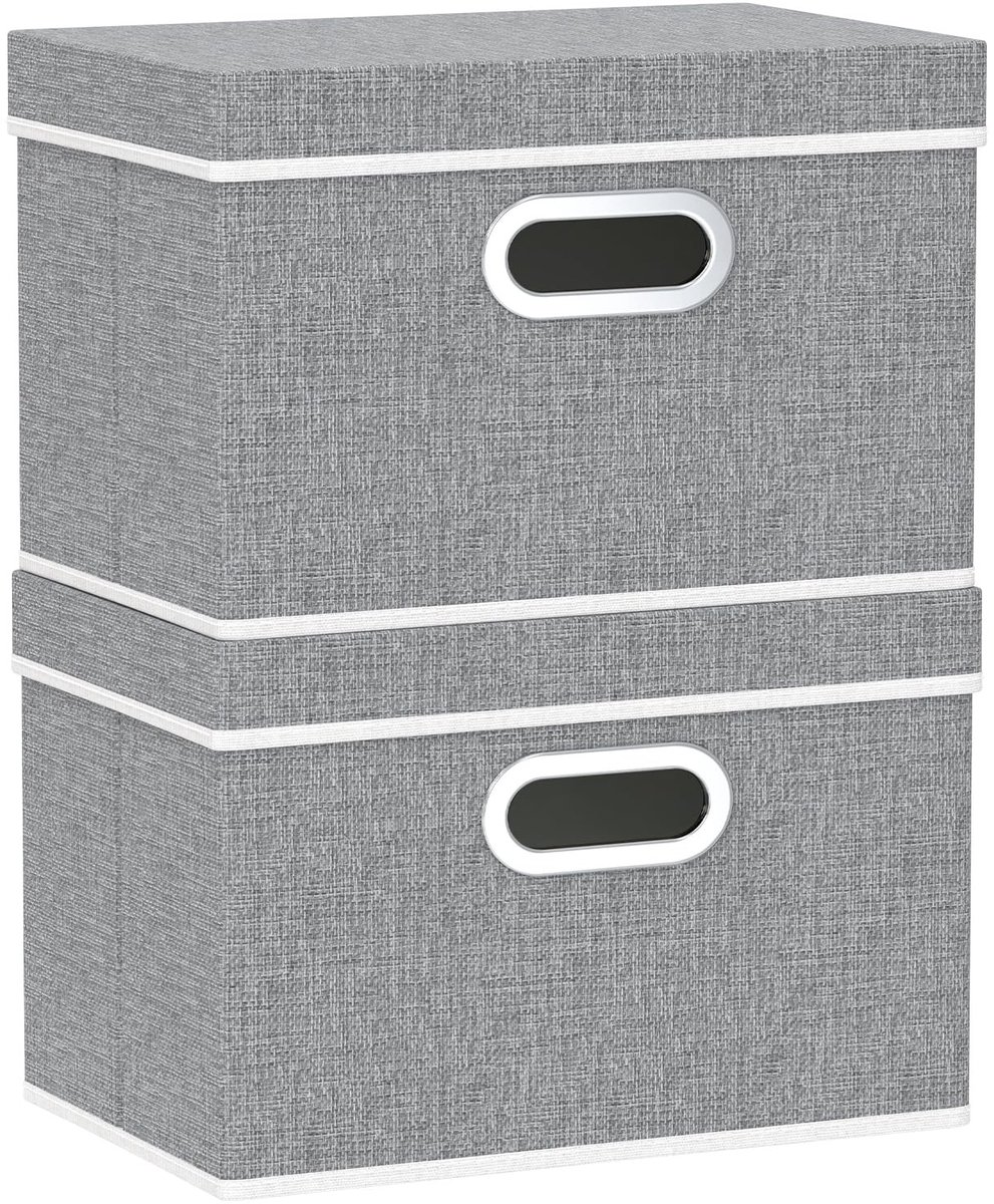 Omgoods - Vouwbare Opbergdozen met Deksel, 2-Pack