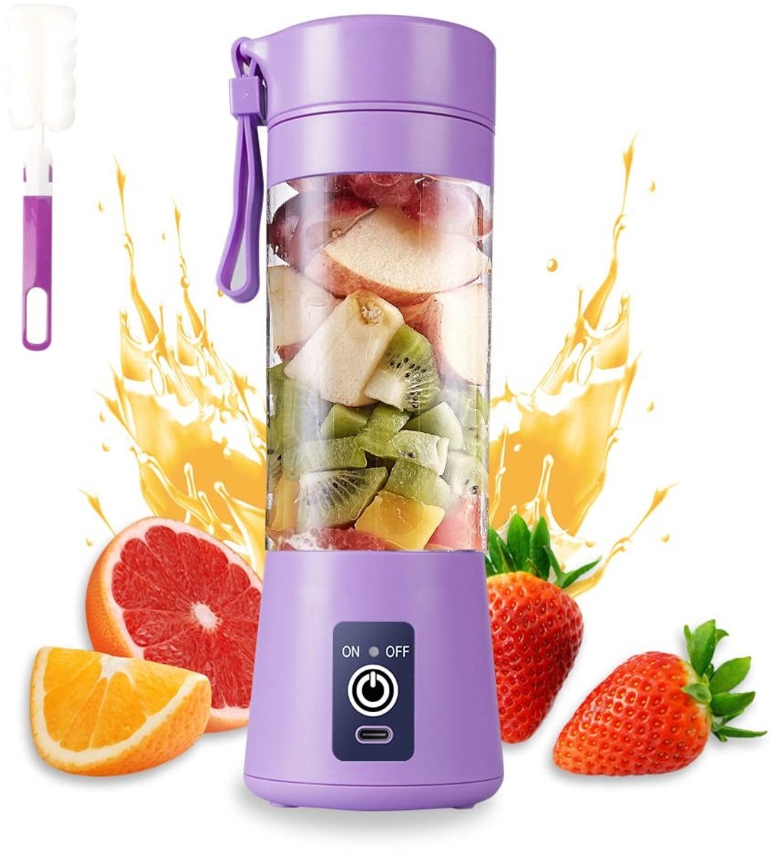 Omgoods - Draagbare USB Smoothie Maker met 6 Blades