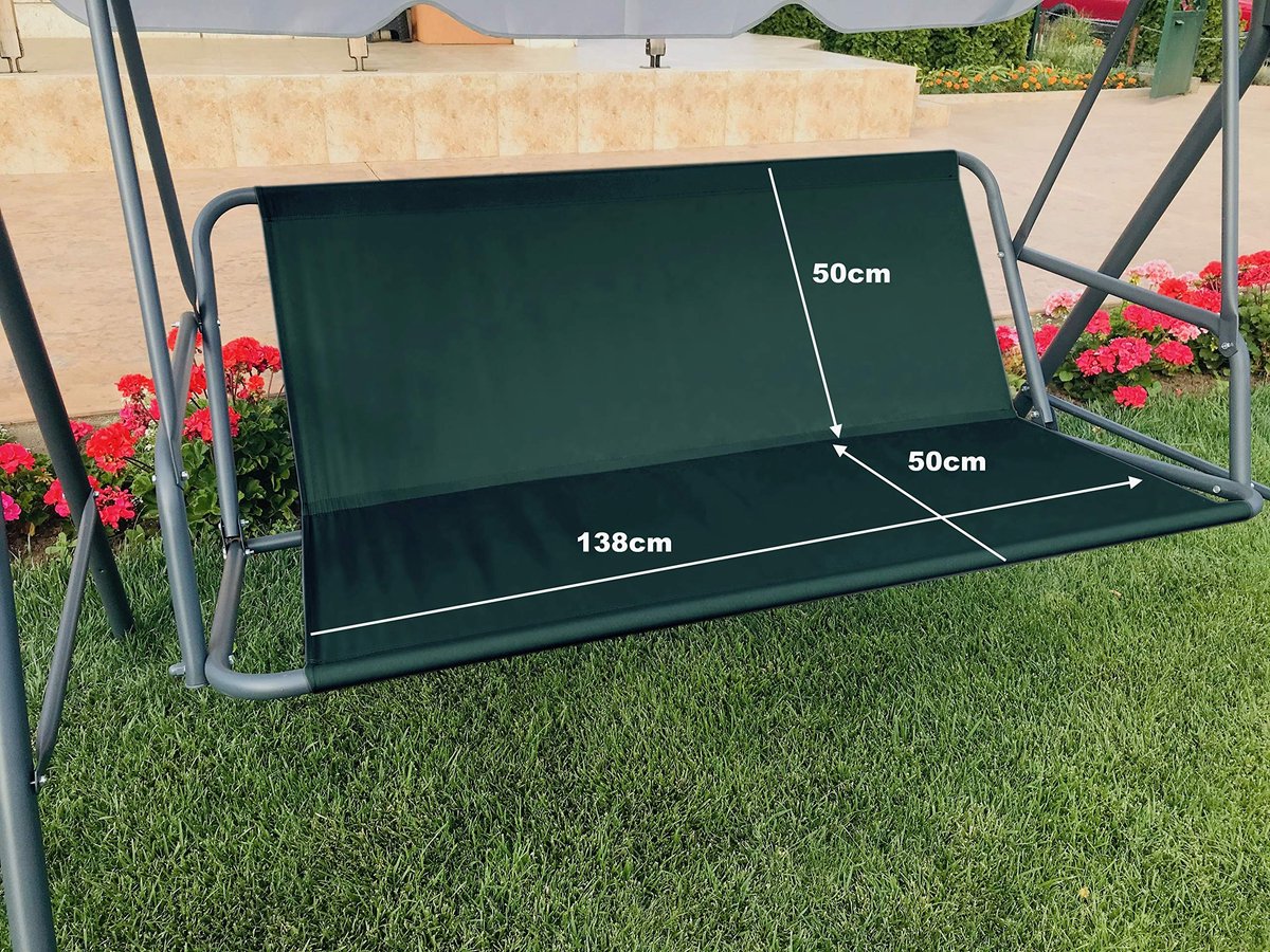 Omgoods - Vervangende Tuinset voor Hollywoodschommel, Groen