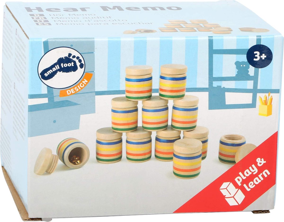 Omgoods - Houten Geluidsmemo Spel voor Kinderen