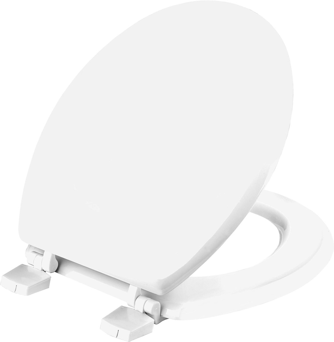 Omgoods - Toiletbril met Klassiek Witte Look van Hout