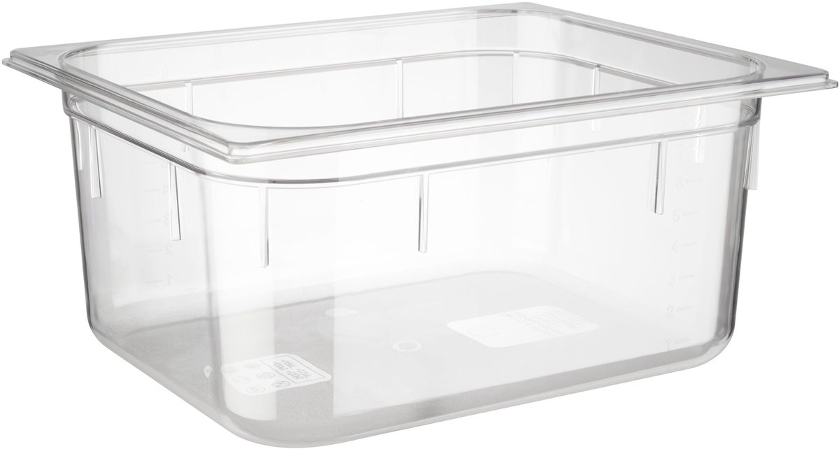 Omgoods - Polycarbonaat Container GN 1/2