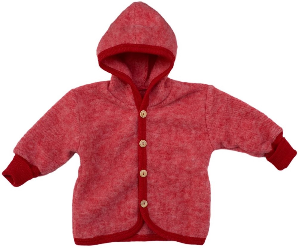 Omgoods - Babyjacket met Kap van Zachte Wol Fleece