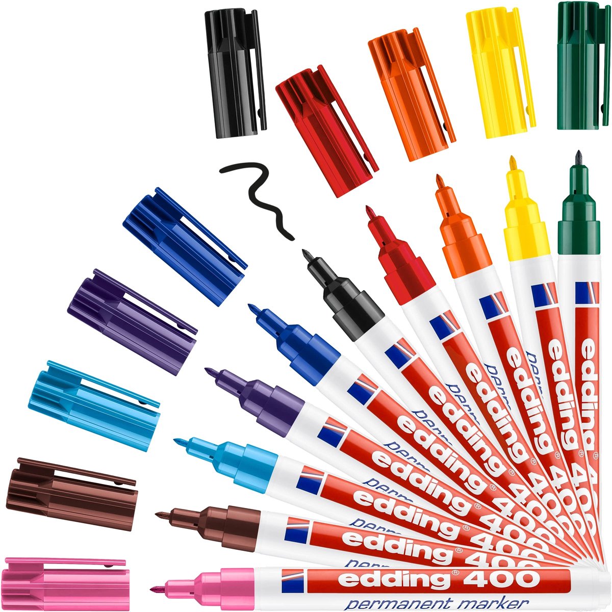 Omgoods - Permanent Marker Set van 10 met Fijne Punt