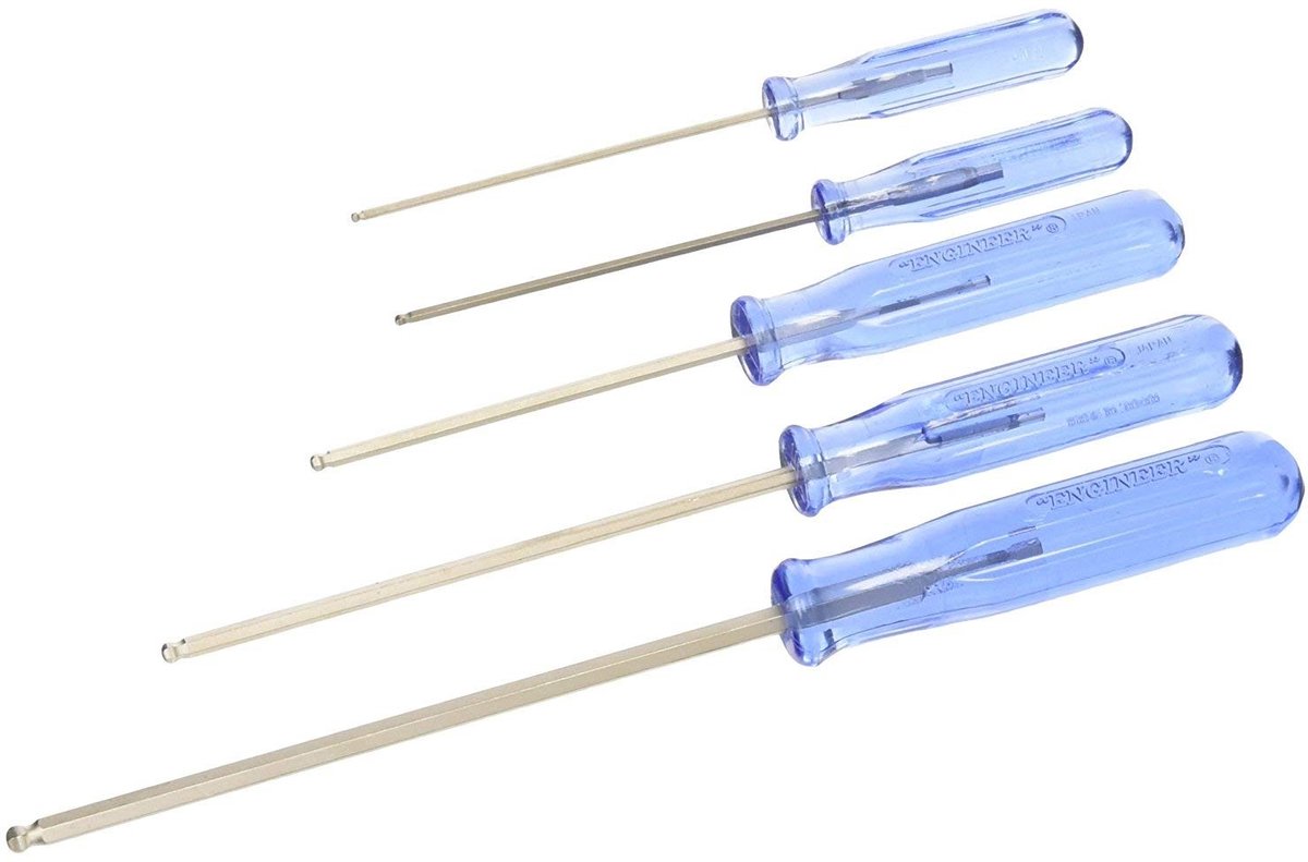 Omgoods - Set van 5 Mini Hex Schroevendraaiers