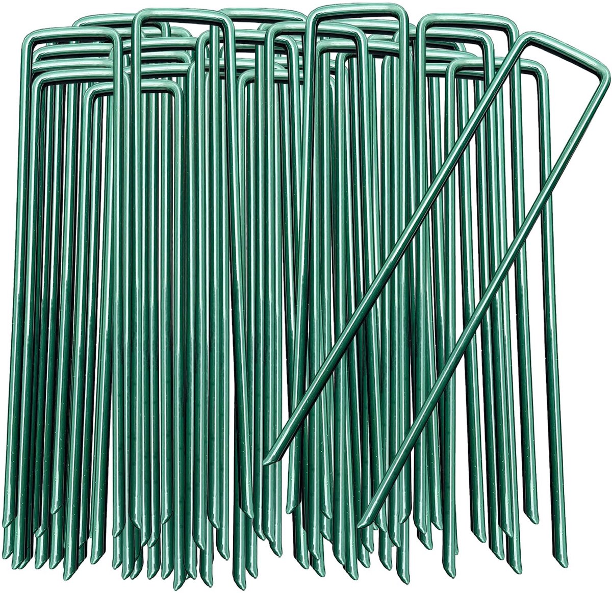 Omgoods - Set van 50 U-vormige Grondankers voor Tuin en Tent