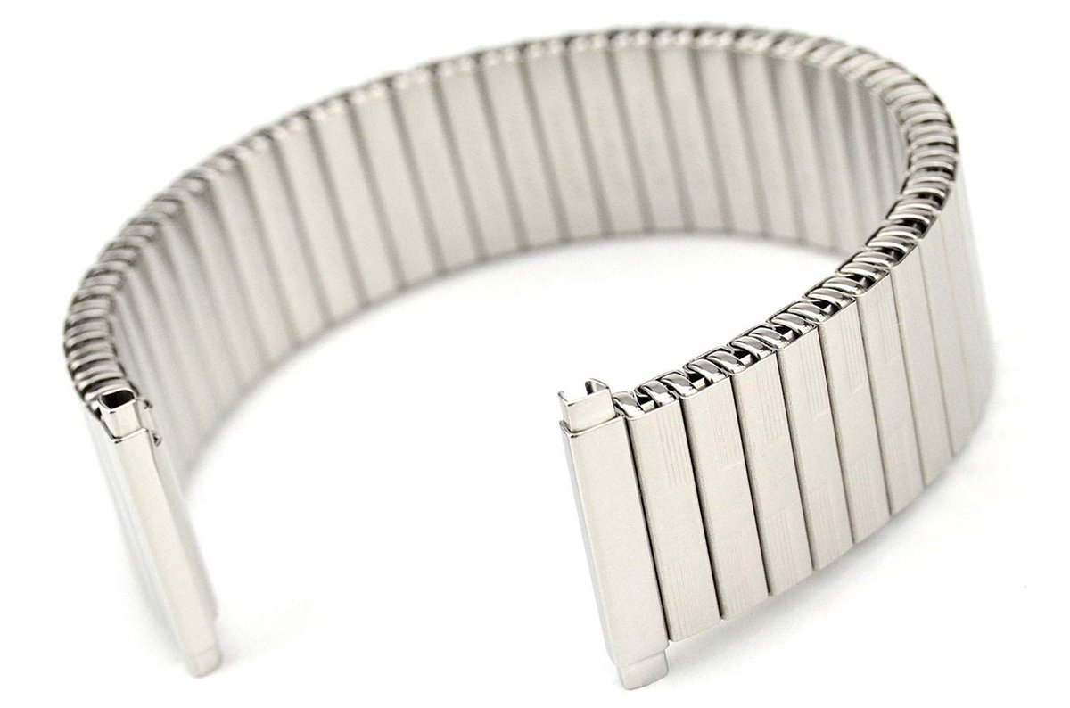 Omgoods - 22mm RVS Horlogeband met Treksluiting, Origineel Verpakt