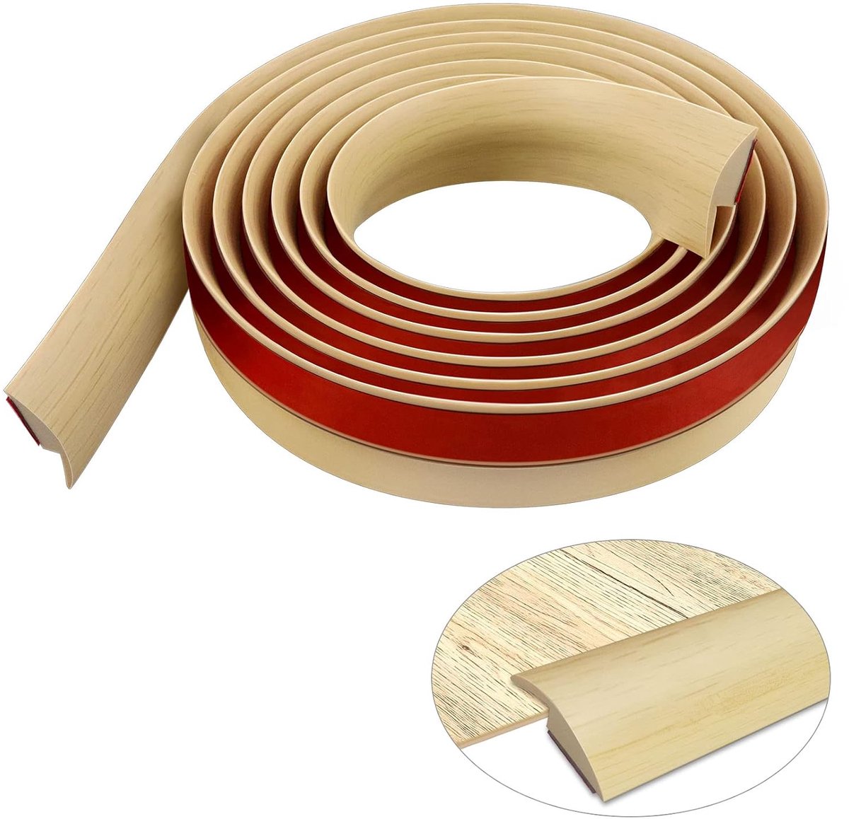 Transition profile self-adhesive transition profile for floors, PVC, threshold strip to compensate for the carpet - ShopVlot