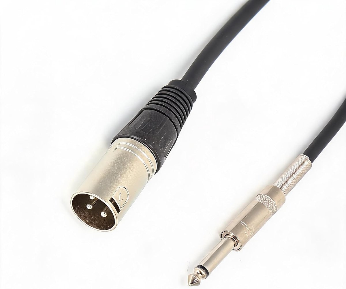 XLR naar 1/4 Inch TRS Kabel 300CM - Gebalanceerd Signaal - Hoogwaardige Connectors - Ideaal voor Microfoon en DJ - ShopVlot