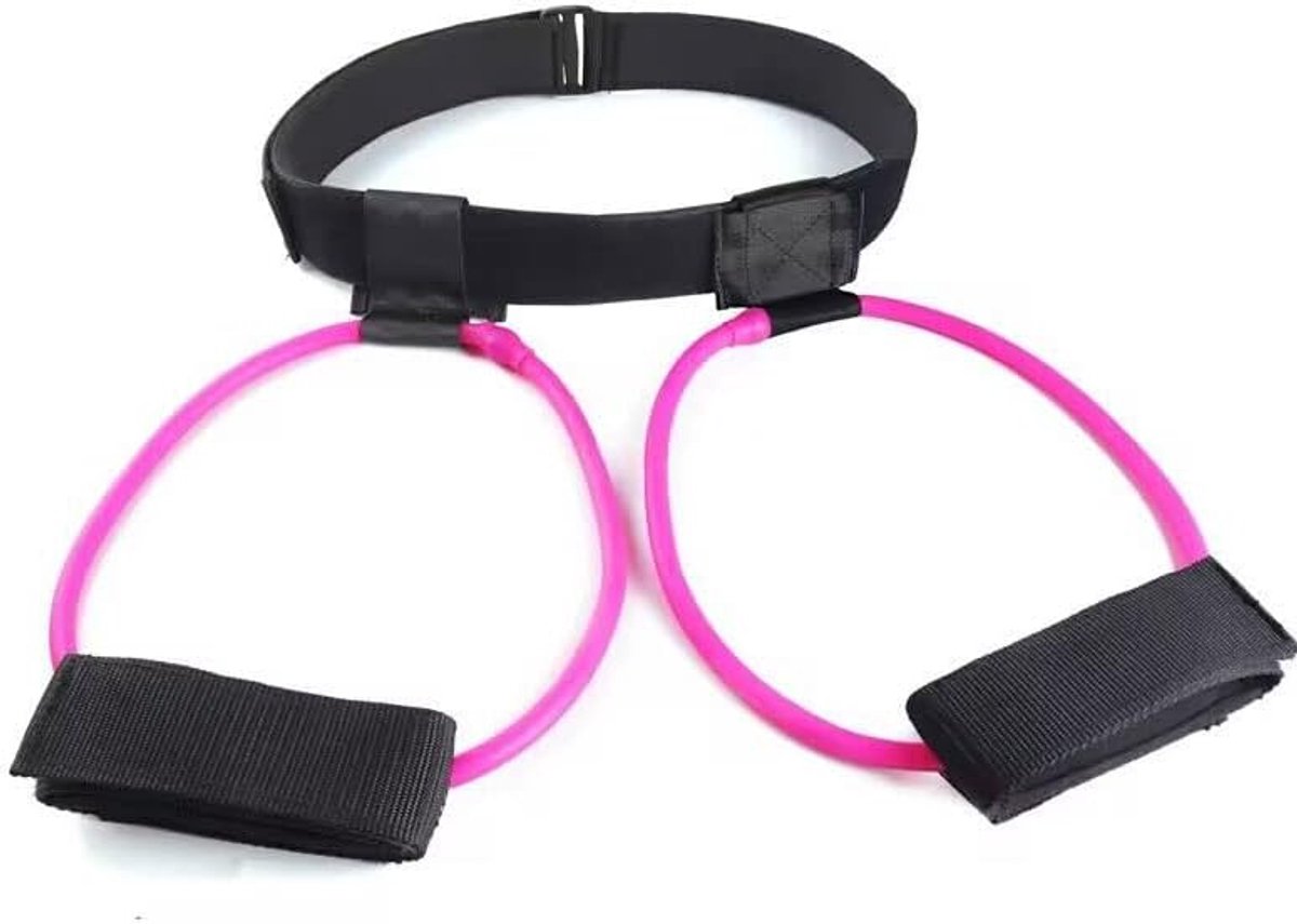 SnelShoppen - Stretchband met Weerstands Touwen voor Benen en Billen - Thuis Trainingsapparatuur voor Dagelijks Gebruik - Duurzaam Latex Rubber - Vers
