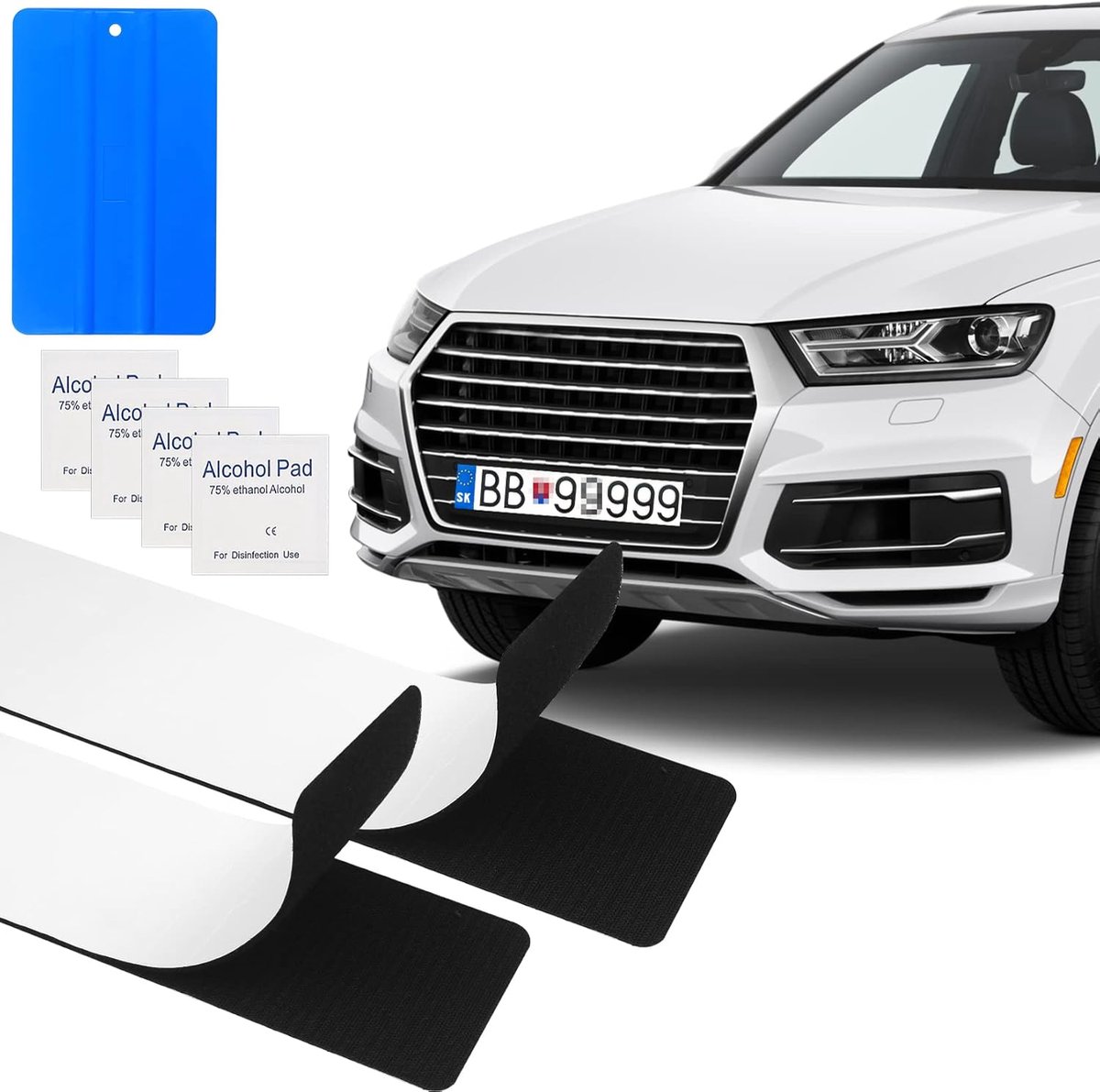 2 pairs of license plate holders, frameless license plate holders, car license plate holder, car license plate holder - ShopVlot