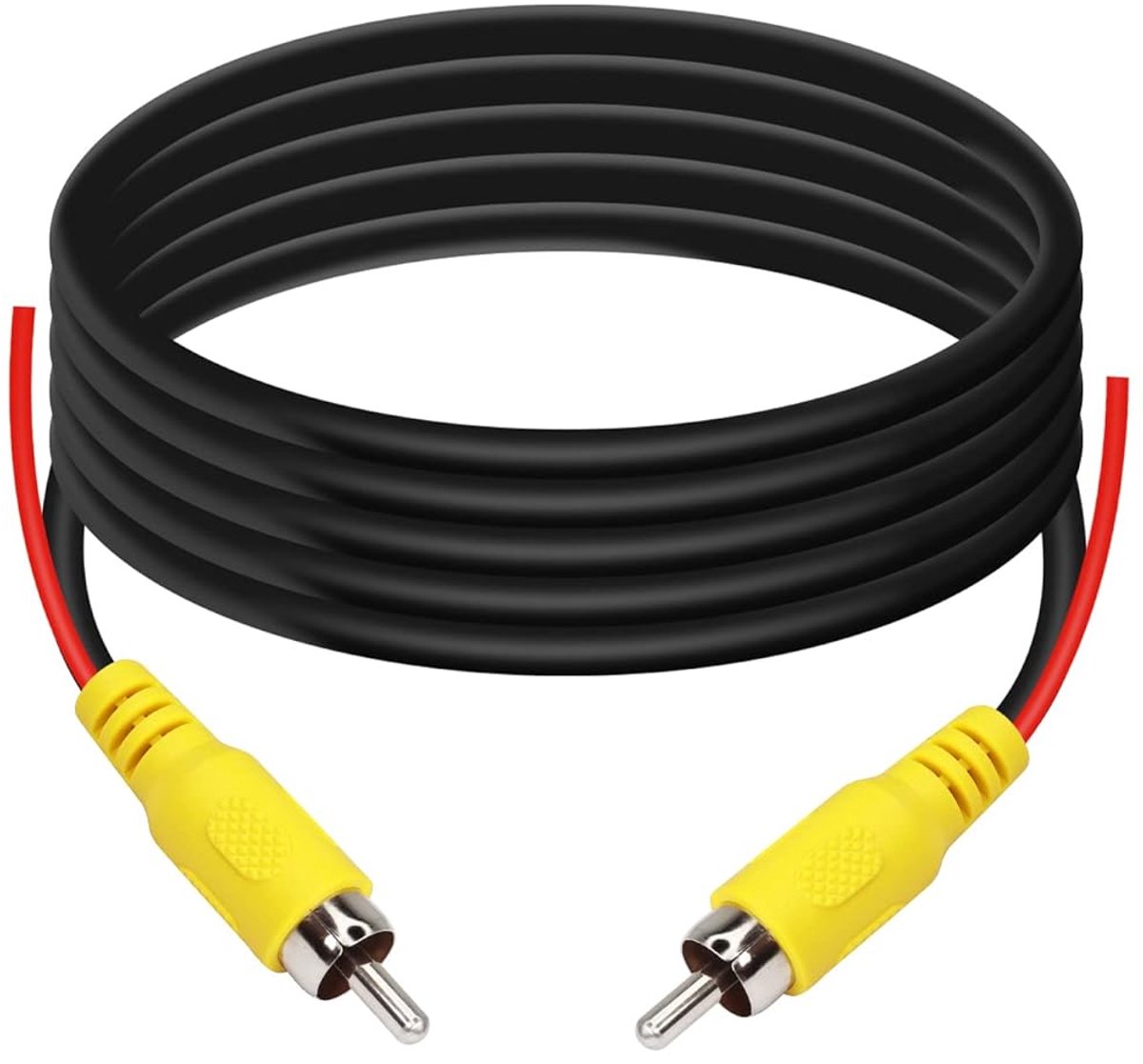 RCA Video Cable with Activation Wire, Cinch Extension Cable Male for Rear View Camera for Connecting Monitor and Car - ShopVlot