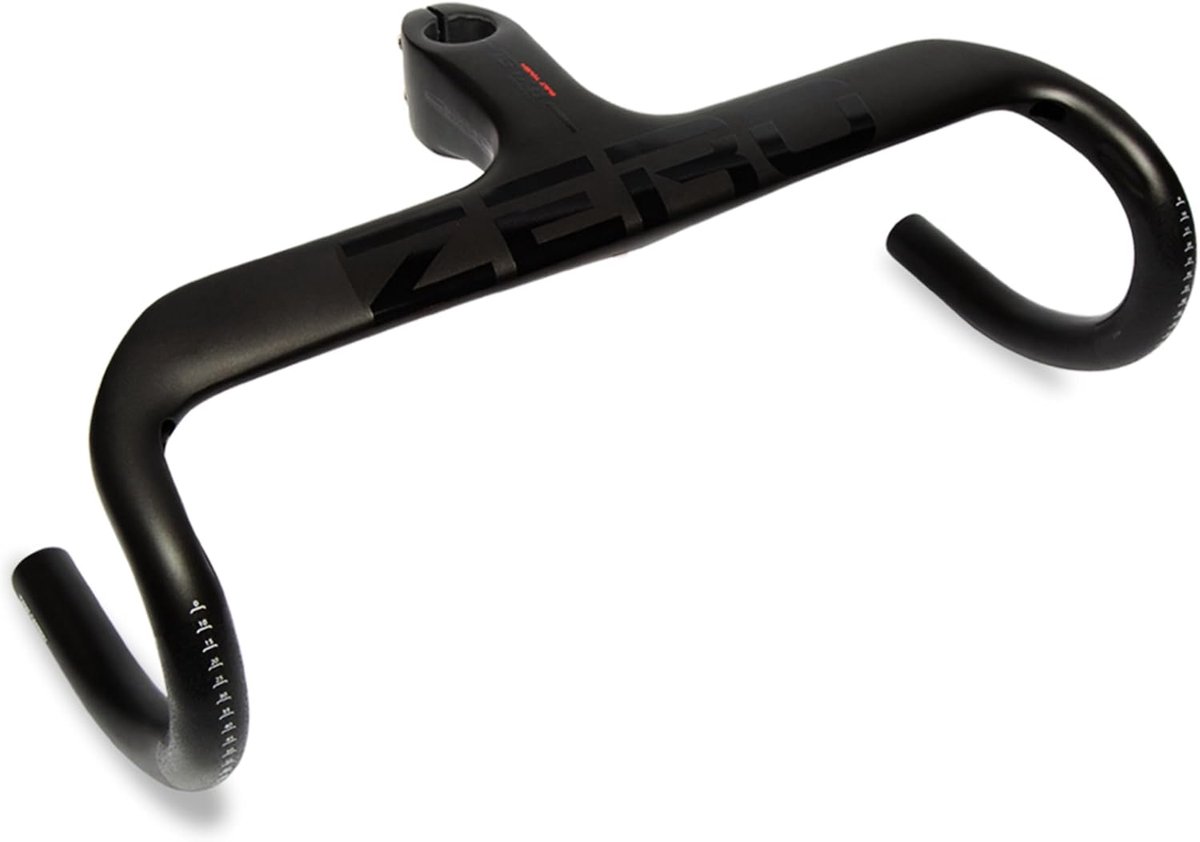bicycle handle bar carbon 28.6mm RXL SL carbon integrated road bike handlebar full inner routing 400-90mm - ShopVlot
