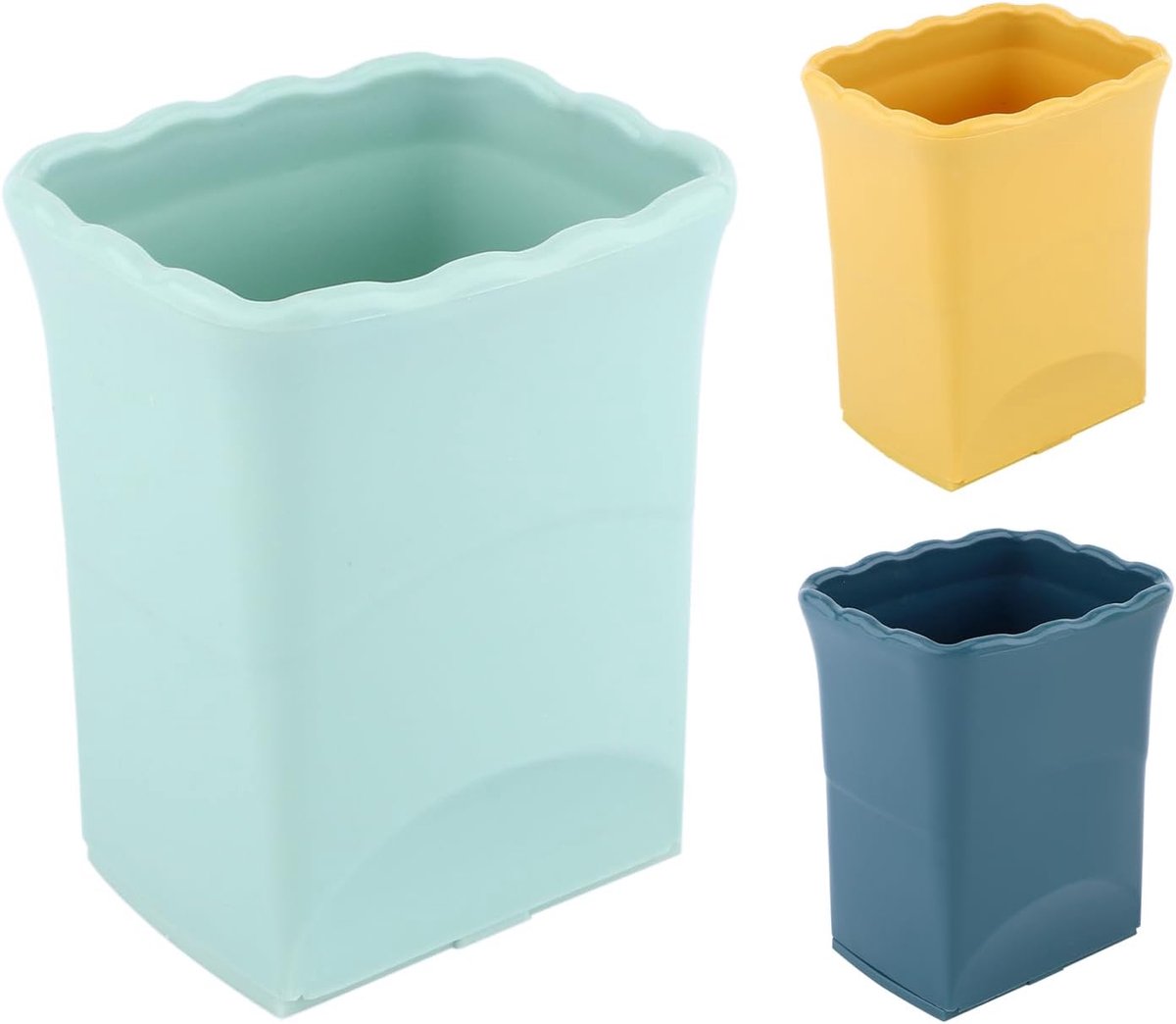 SnelShoppen - 3Pcs Fruit Snijders, Multifunctionele Fruit Snijkop voor Aardbeien, Bananen, Groenten, RVS en Kunststof, Keuken Gadgets voor Salades, 3