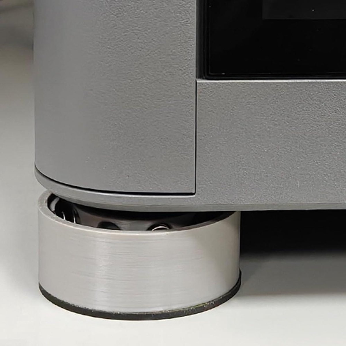 Anti-vibratie Voetenset - Schokabsorberende Pads - 3D Printer Stabiliseren - Specifieke Pasvorm - 4 stuks - Zwart