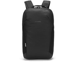 Pacsafe Vibe 20 Backpack - 20 L - Rugzak - RFID-blokkerend - Geschikt voor 13-inch laptop - PopNLock veiligheidsclip - Schoudertas - Zwart