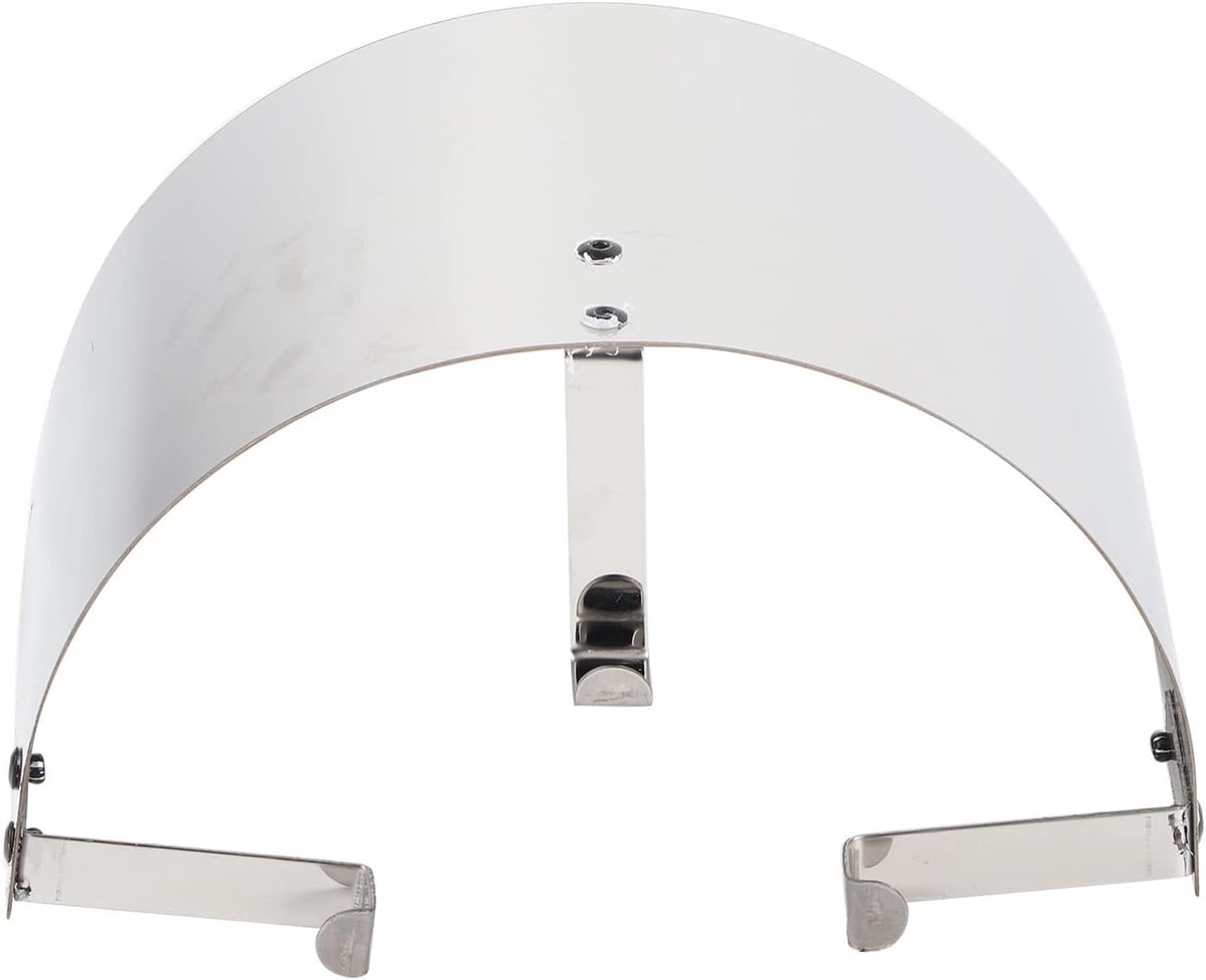 Luchtinlaatfilterdeksel, Luchtfilterdeksel Roestvrijstalen Hitteschild, Racewagen Koude Luchtinlaat Kegel Luchtfilter Cover Roestvrijstalen Hitteschild voor 2,5-4 Inch Filter