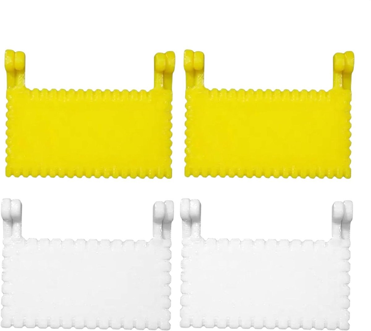 Naaigereedschap Rand - Naadgeleider Liniaal - Rechte Stiksels Maken - Beginnervriendelijk Ontwerp - 3/4 mm - Wit