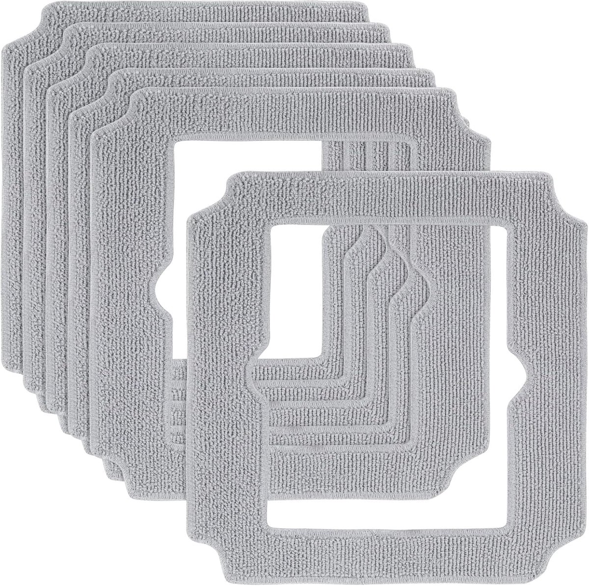 6 stuks reinigingsdoeken voor Ecovacs WINBOT MINI familie ruitenreinigingsrobot, reinigingspad reserveonderdelen voor Ecovacs Winbot MINI W-CC02-0012