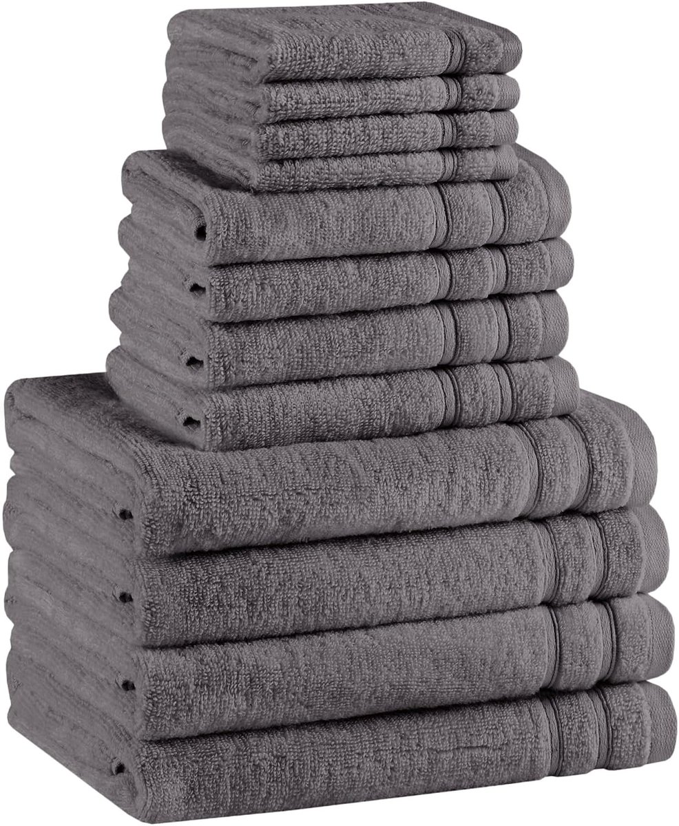 Badhanddoeken Set 12-delig - Luxe 100% Katoen - Sneldrogend en Zacht - Perfect voor Badkamer - ShopVlot