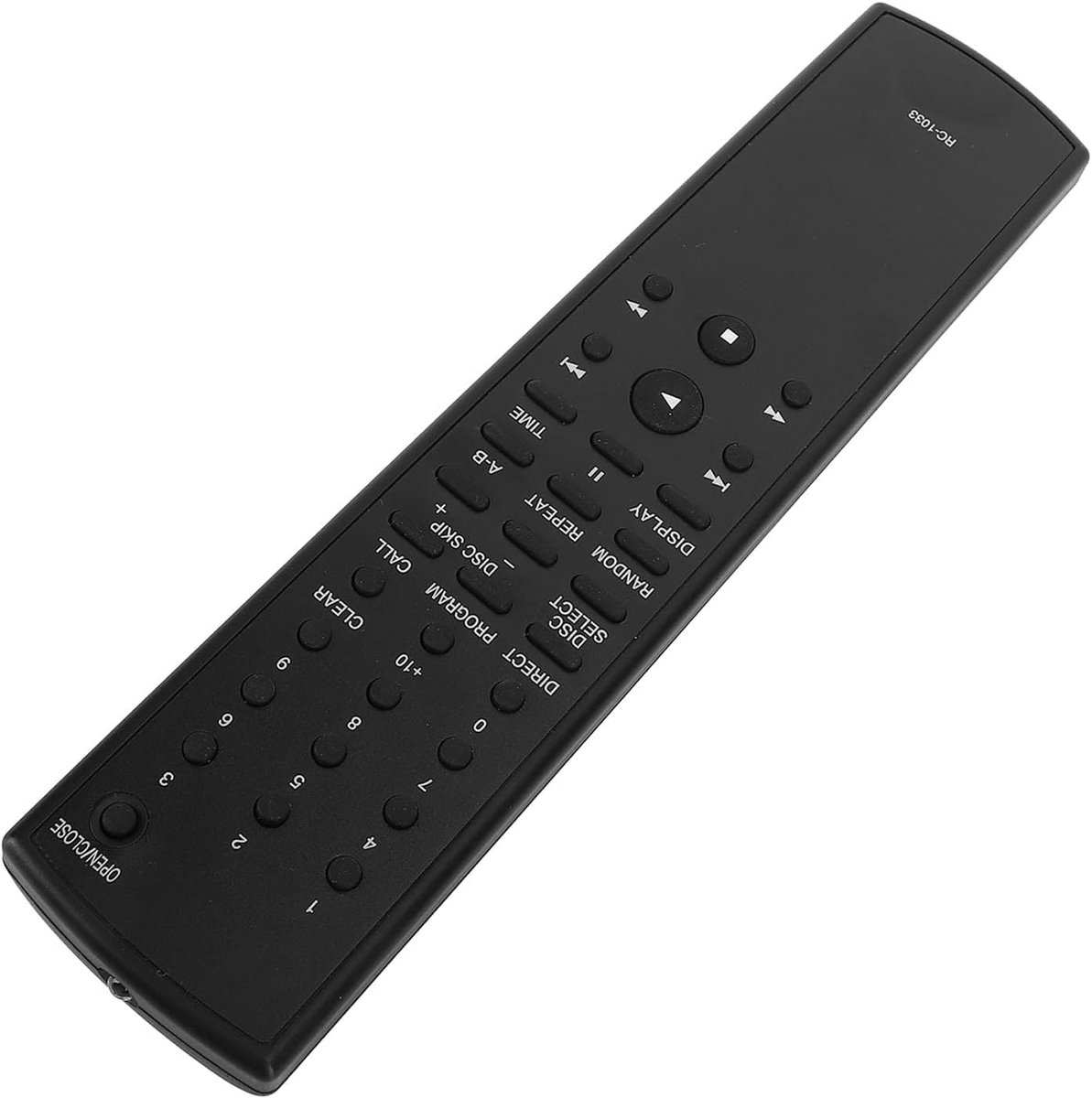 Vervangende Afstandsbediening - CD Speler Afstandsbediening - Stereo Bediening - Brede Compatibiliteit - 22 x 5 x 3 cm - Zwart