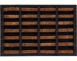 andiamo Voetmat kokos Robusta - ideaal als deurmat voor buiten of kokos - deurmat voor buiten - handgemaakt en onderhoudsvriendelijk - gemaakt van natuurlijke materialen 40 x 60 cm