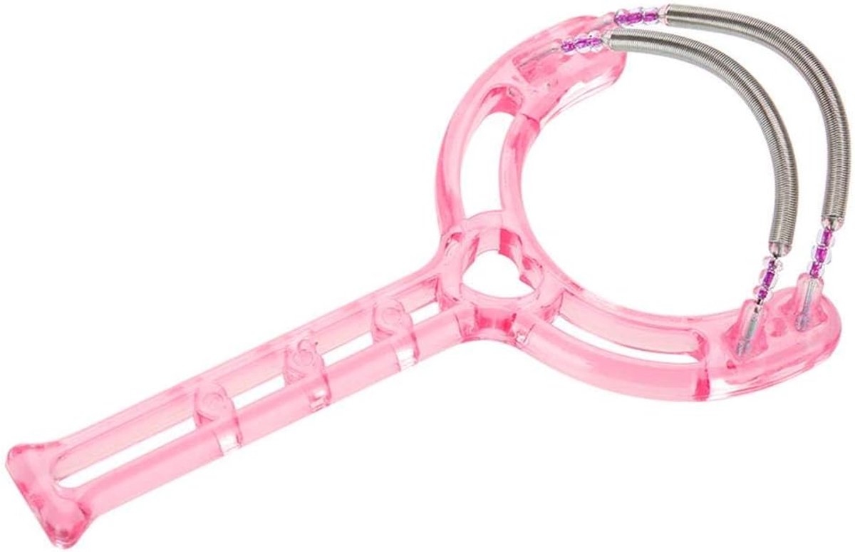 SnelShoppen - Draad Epilator Gezichts- en Lippenhaar Verwijderaar - Pijnloze Haarverwijdering - Roze - Compact en Handzaam Schoonheidstool voor Glad H