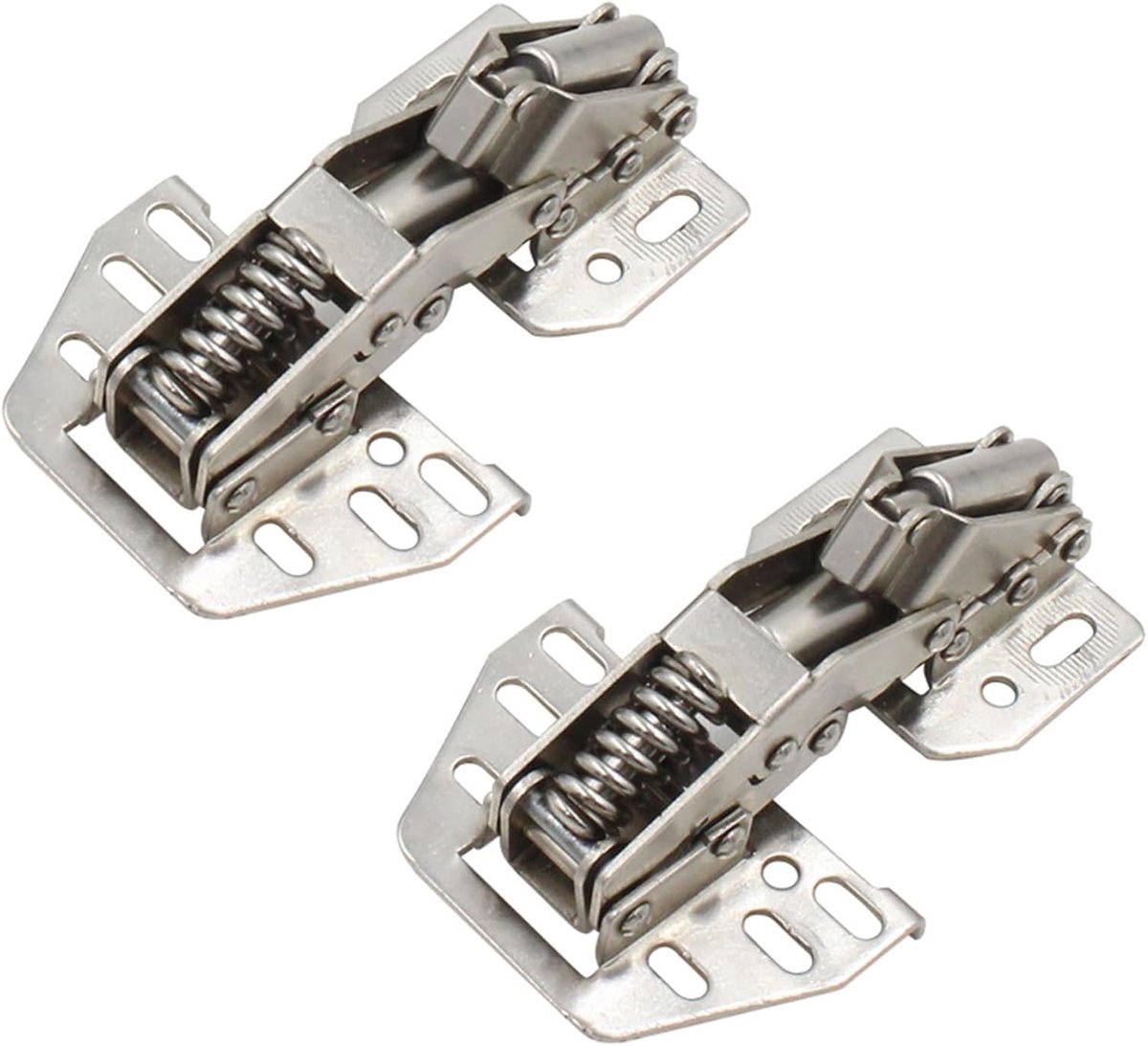 SnelShoppen - Set van 2 Kast Scharnier Accessoires, 90° Soft Close Scharnieren voor Kastdeuren, Schroef Scharnieren, Kledingkast Scharnieren met Soft