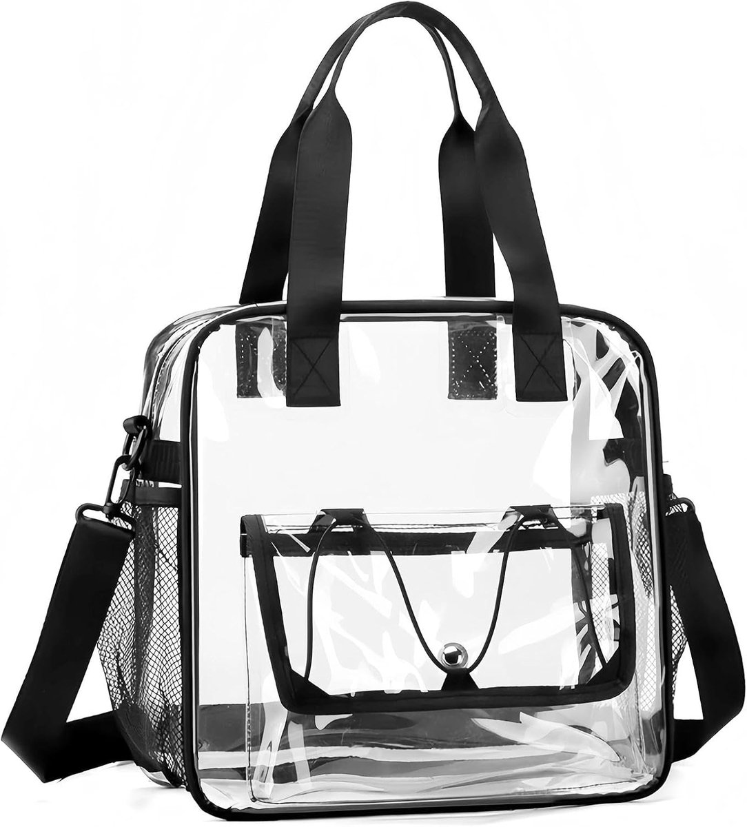 SnelShoppen - Transparante Toilettas Waterdichte Cosmetica Opbergzak Dikke PVC Zipper Tas voor Mannen Vrouwen Kinderen Reizen Handbagage Verzorgingspr