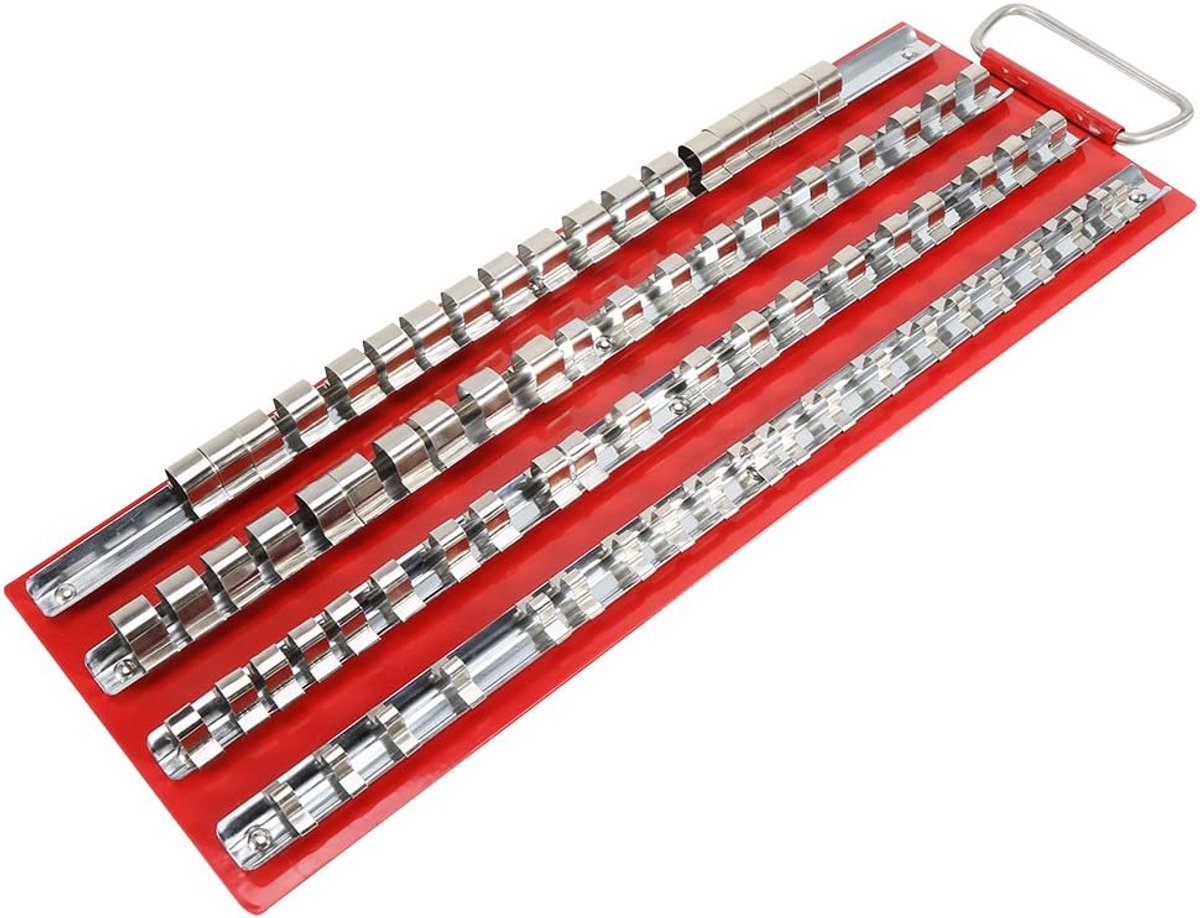 SnelShoppen - Heavy Duty Vakken Organizer voor Gereedschap - Roestvrijstalen Clips - 80 Stuks - Garage en Werkplaats - Handig en Duurzaam