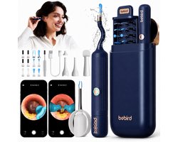 Bebird Oorreiniger Smart Visual Ear Cleaner-EarSight Plus I35R - Smart Visual Ear Cleaner- Slimme oorreiniger- Flexibele camera- Bluetooth- Neus- Mond- Reizen-Reis- Hoesje- Travel- Otoscope- Tweezer- Oorreiniger- Veilig-Wifi
