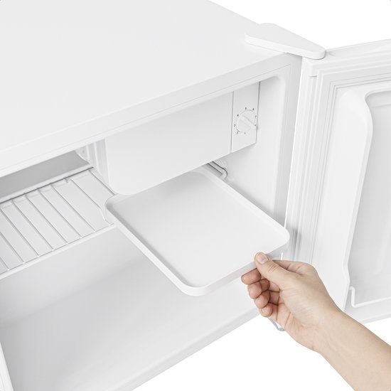 KitchenBrothers Mini Koelkast - 43L - Kleine ijskast - Minibar - Vrijstaand - Frigo - Compact - Wit van KitchenBrothers — afbeelding 4