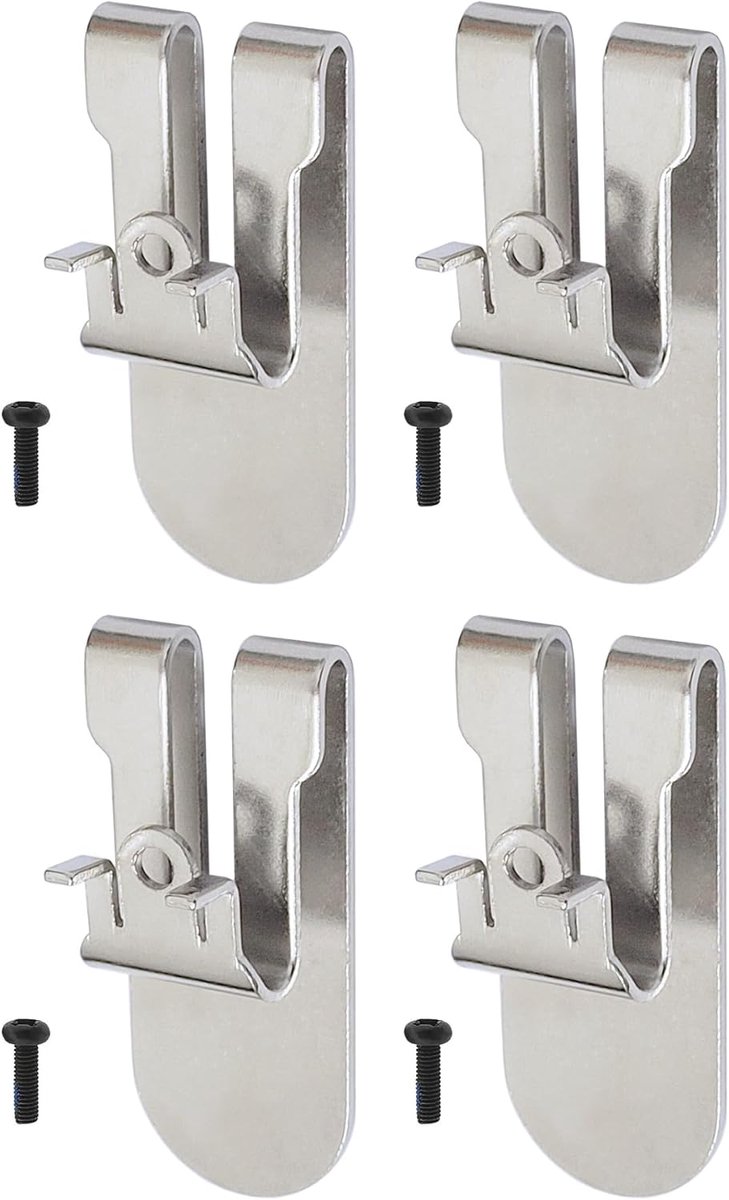 Belt haakclips N435687 - Hoogwaardig metaal - Voor DeWalt 18V gereedschap - Stevig en duurzaam - ShopVlot