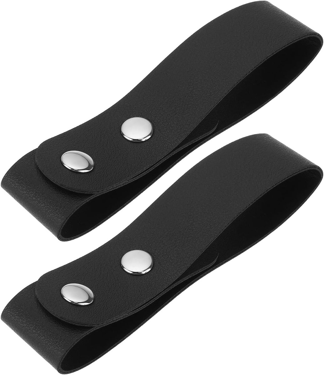 SnelShoppen - 2 Stuks Halloween Lederen Whip Holsters Accessoires 1.18 x 5.5 Inch Voor Rijdende Peitsen en Gewassen Riemen