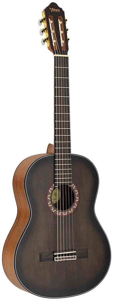 Valencia VC404HSB Klassieke Gitaar 4/4 Brown Sunburst Satin