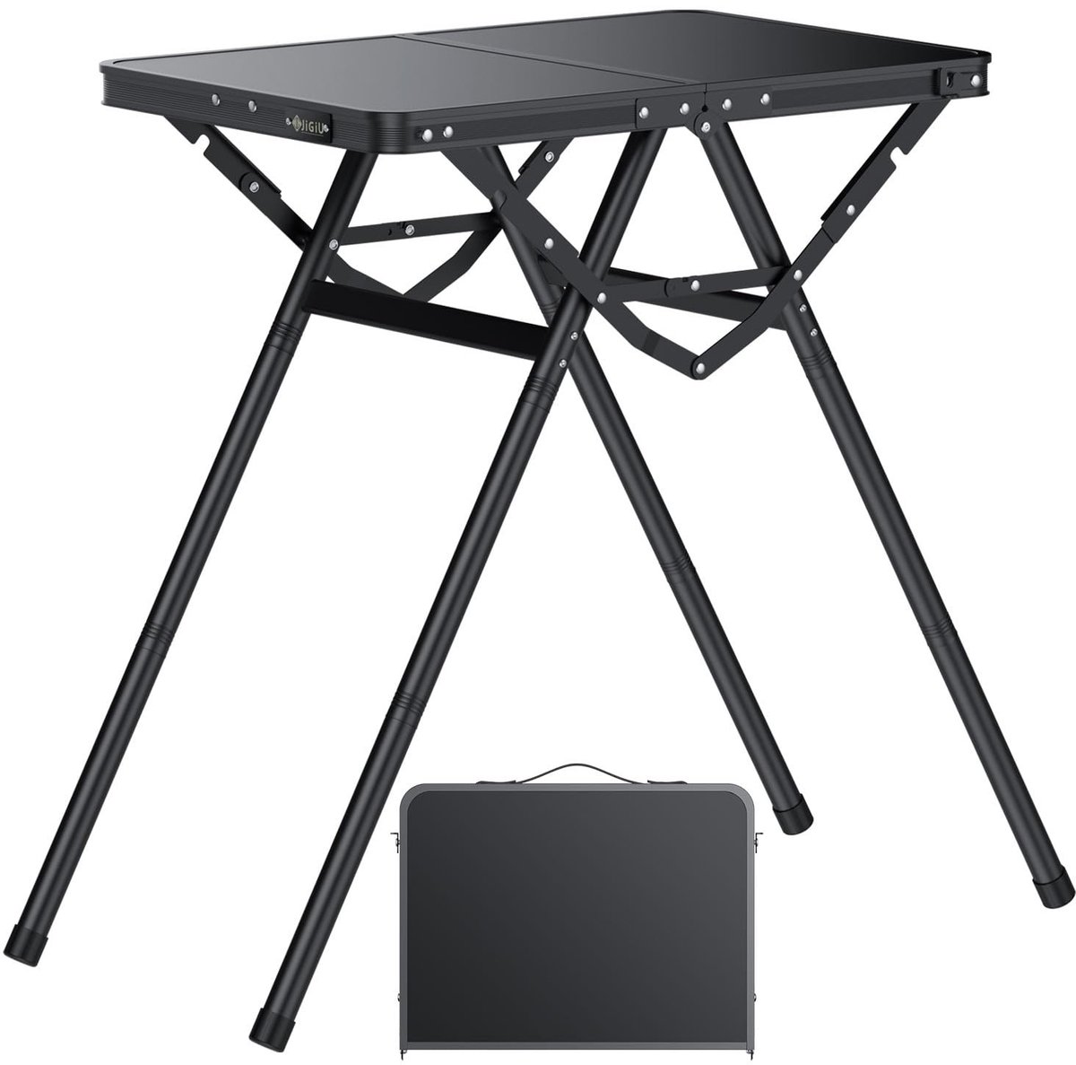 Omgoods - Opvouwbare Camping Tafel - Verstelbare Hoogte en Lichtgewicht Design