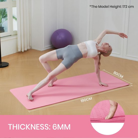 Omgoods - Yoga Mat XXL - 190 x 100 cm Antislip TPE van Omgoods — afbeelding 5