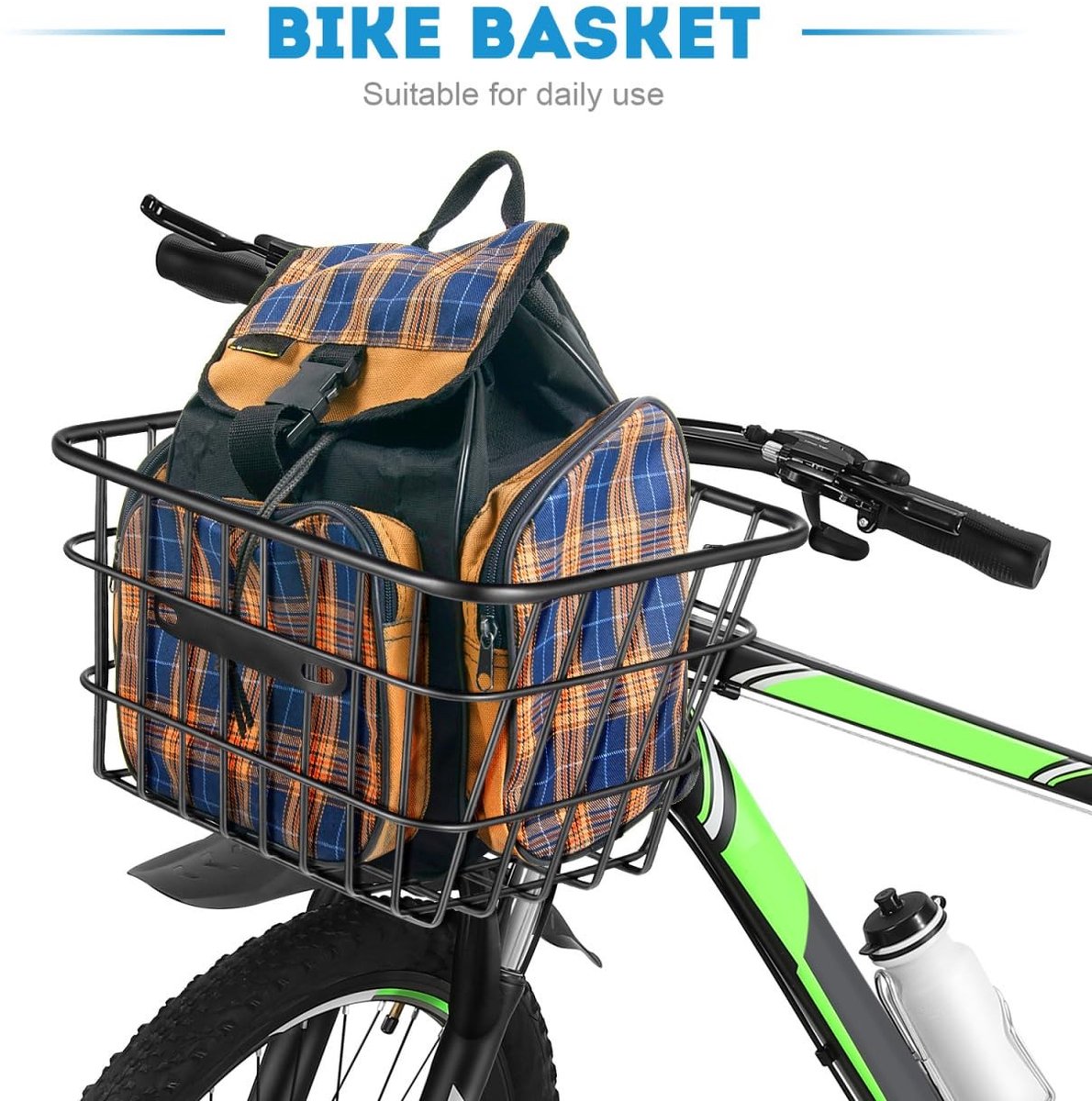 Omgoods - Voorzijde Fietsmand voor Honden en Boodschappen