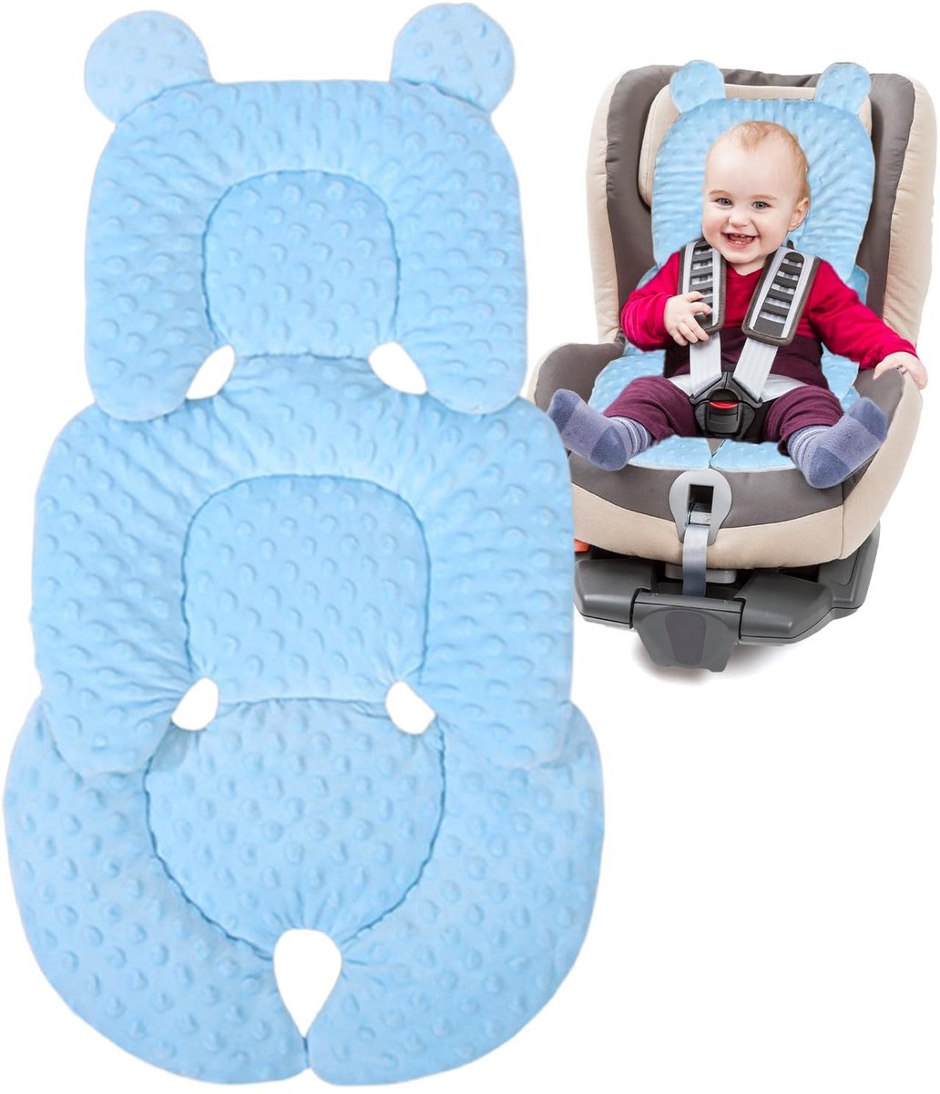 Omgoods - 2-in-1 Autostoel Inlegkussen voor Baby's en Peuters